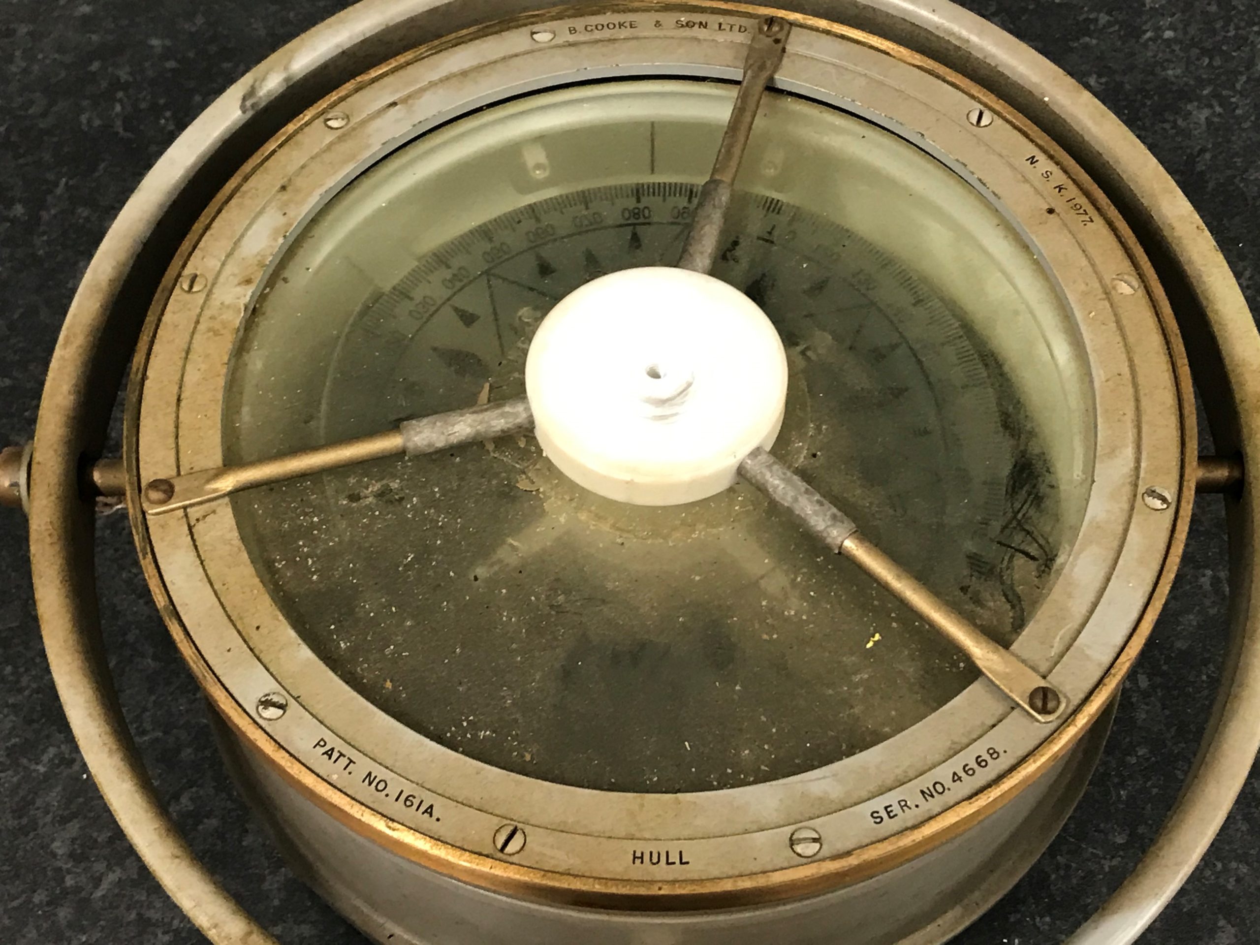 Compass before